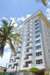 Building Facade Renovated East Side - 9195 Collins Ave, Unit 1013, Surfside, FL 33154 - © Flat Fee Florida Realty